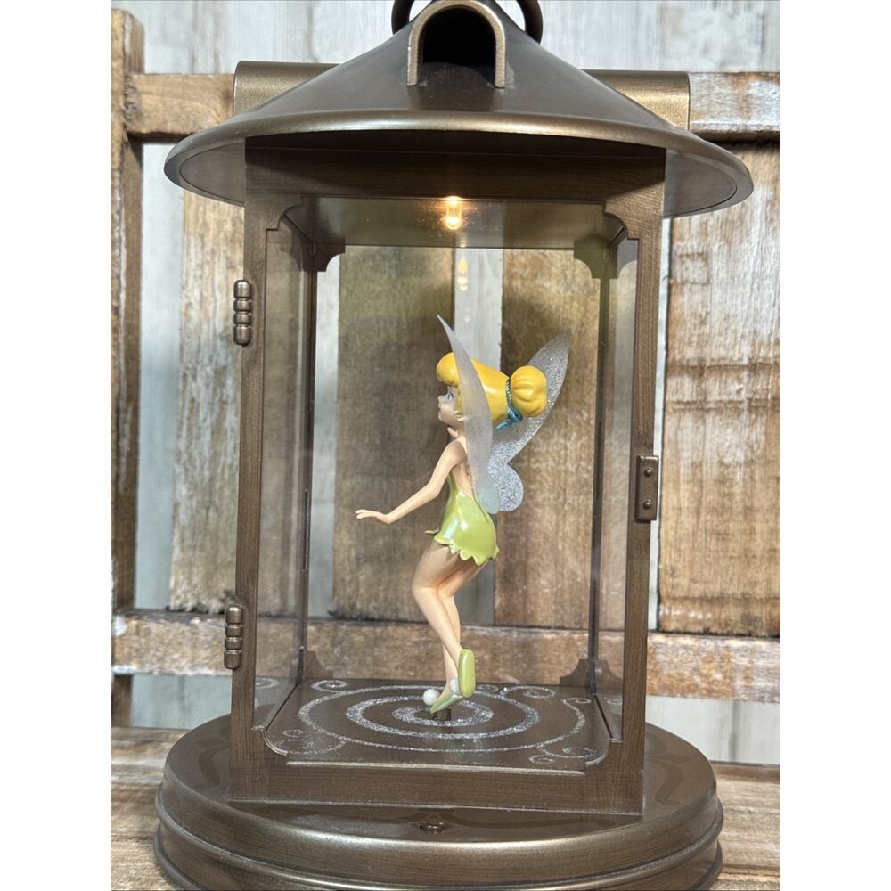 Vintage Hallmark Disney Tinkerbell Lantern Lights And Sound 2005 - Picture 7 of 8